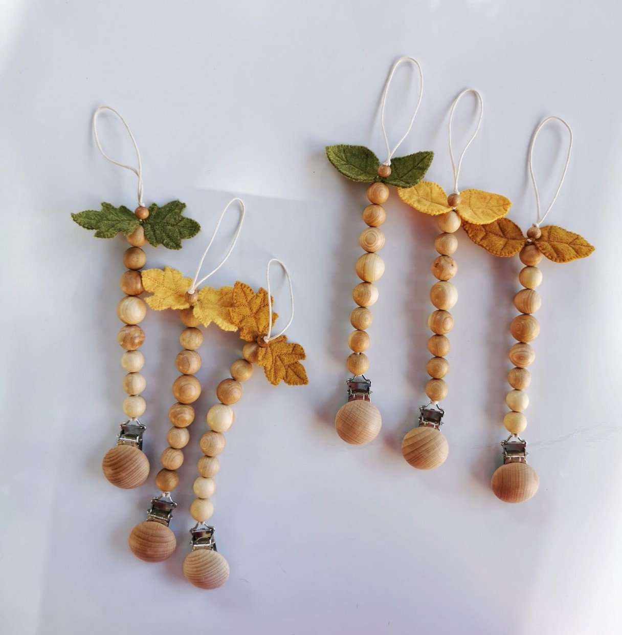 Pacifier Clip "Forest Leaf" Pacifier Clip "Forest Leaf"