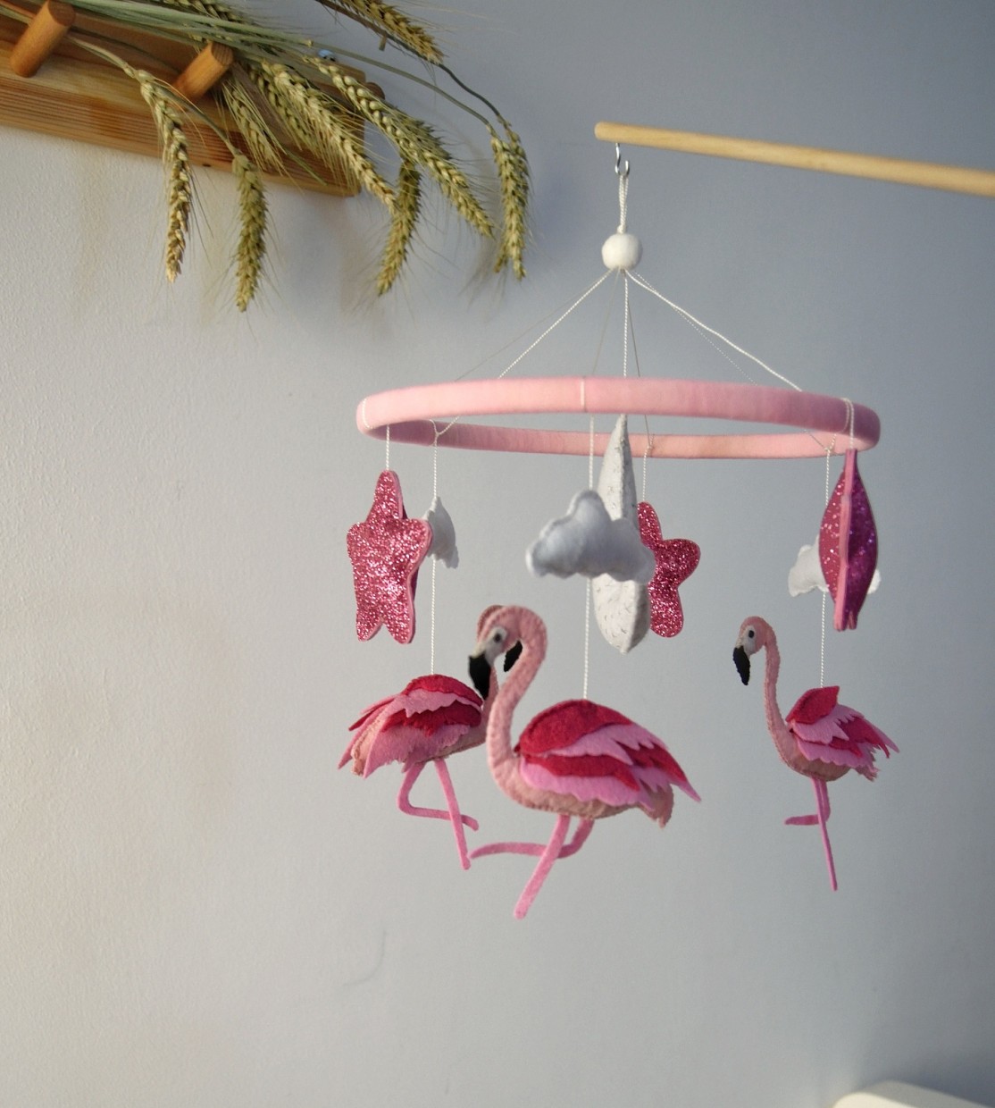 Crib Mobile "Flamingo " Crib Mobile "Flamingo "