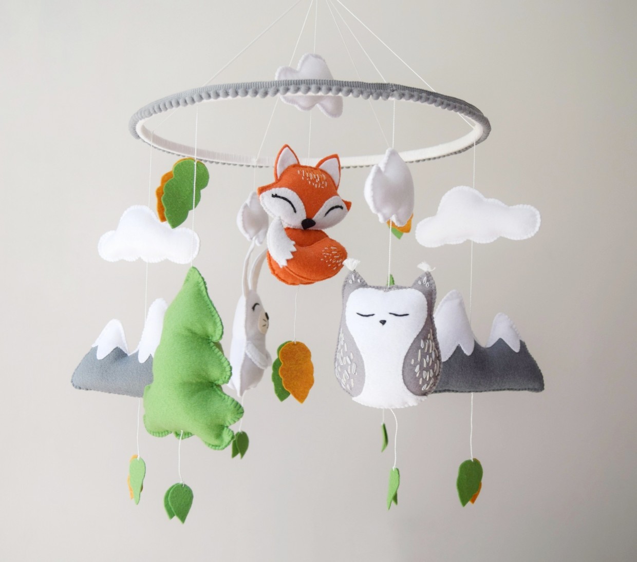Crib mobile " Fox Mountain" Crib mobile " Fox Mountain"