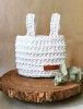 Set of Hanging Crib Baskets "White"