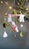 Crib Mobile "Forest Bird Pink"