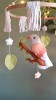Crib Mobile "Forest Bird Peach"