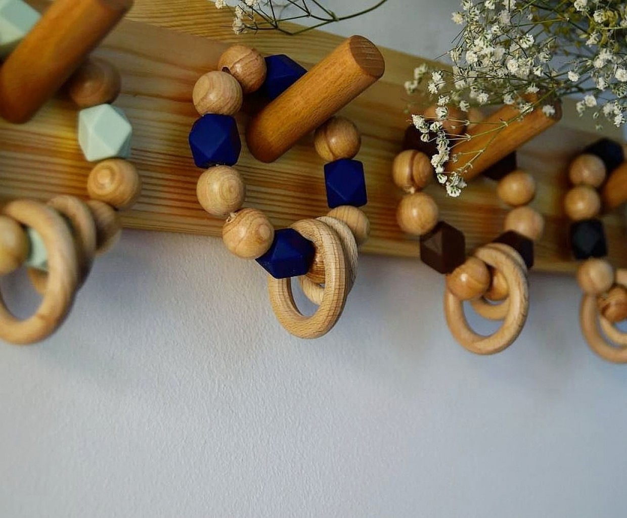 Teether - rattle "Caddo" Teether - rattle "Caddo"